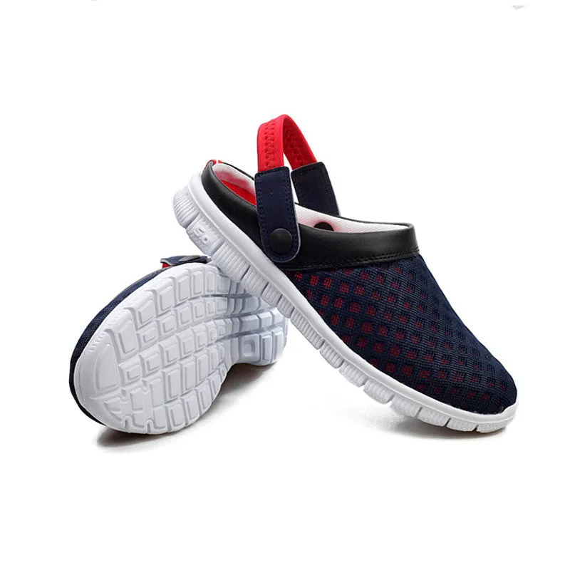 Garden Shoes Sandals Breathable Cool Summer Flat Shoes Tank Hole Hole Shoes Men&Women Fashion Beach Shoes Big Size