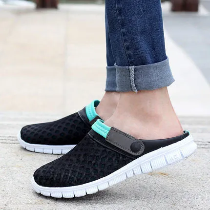 Garden Shoes Sandals Breathable Cool Summer Flat Shoes Tank Hole Hole Shoes Men&Women Fashion Beach Shoes Big Size