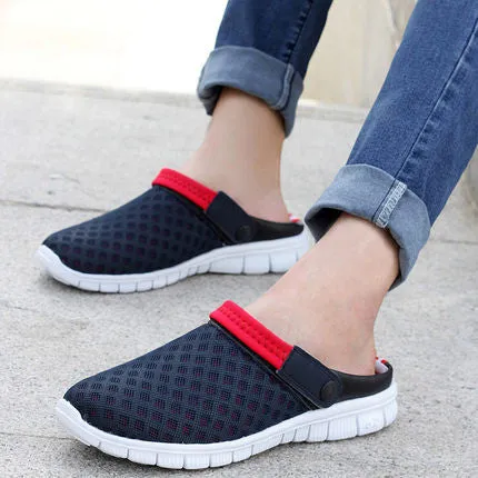 Garden Shoes Sandals Breathable Cool Summer Flat Shoes Tank Hole Hole Shoes Men&Women Fashion Beach Shoes Big Size