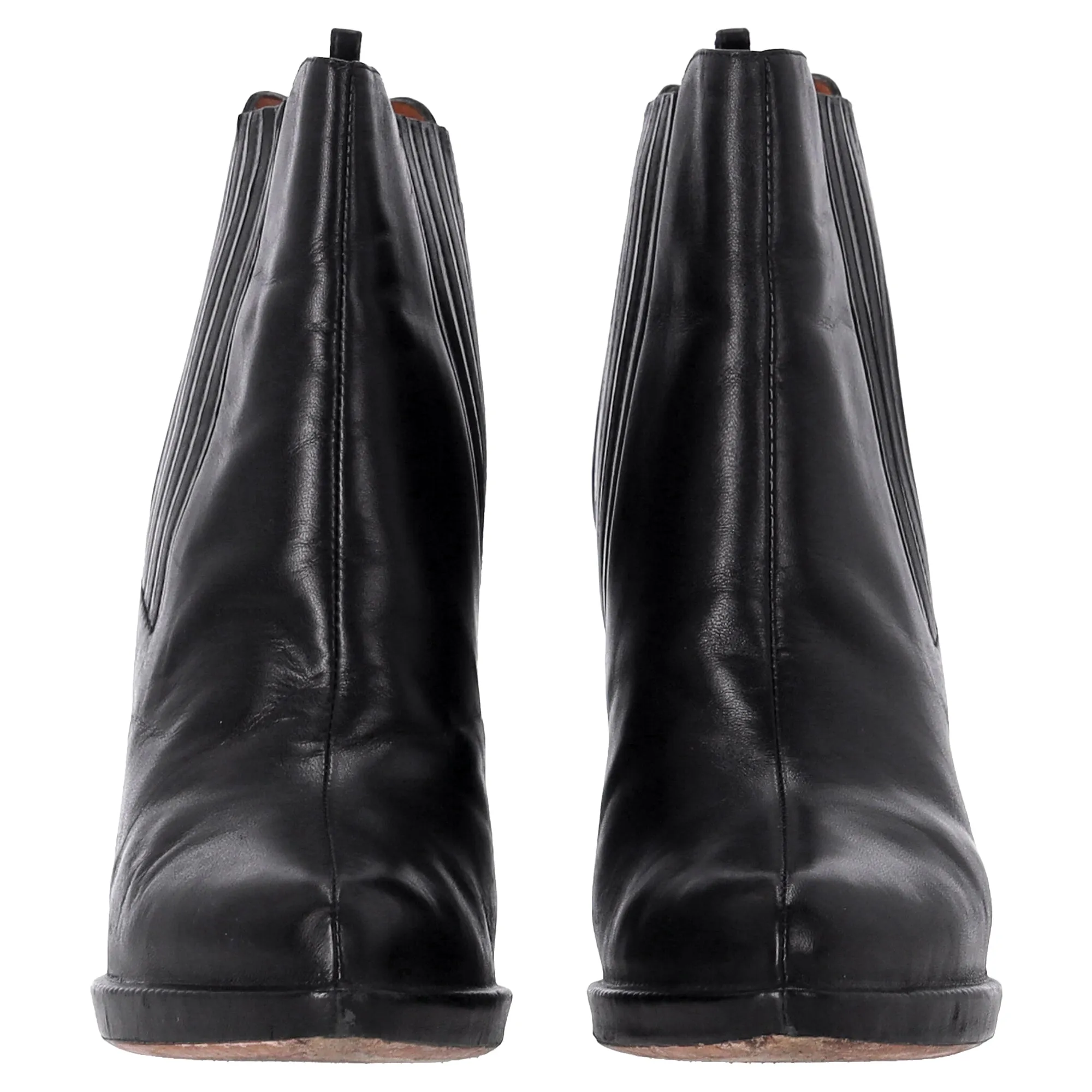 Givenchy Wedge Ankle Boots in Black Leather