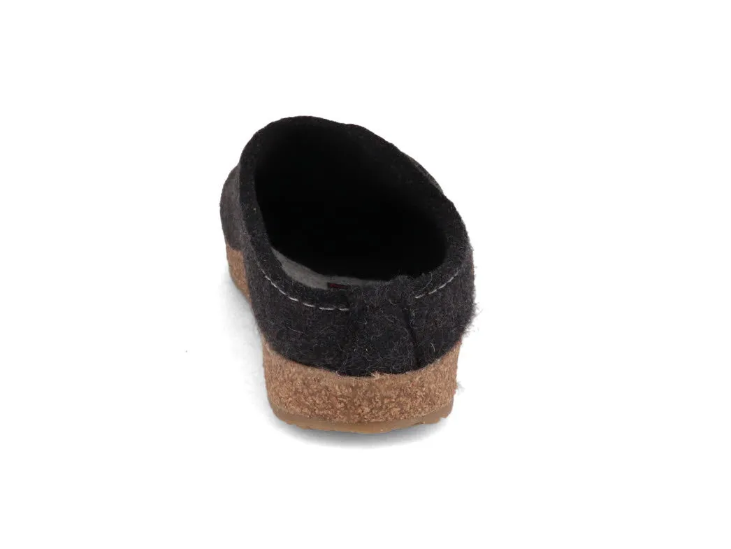 HAFLINGER Clog | Grizzly Kanon, Graphite