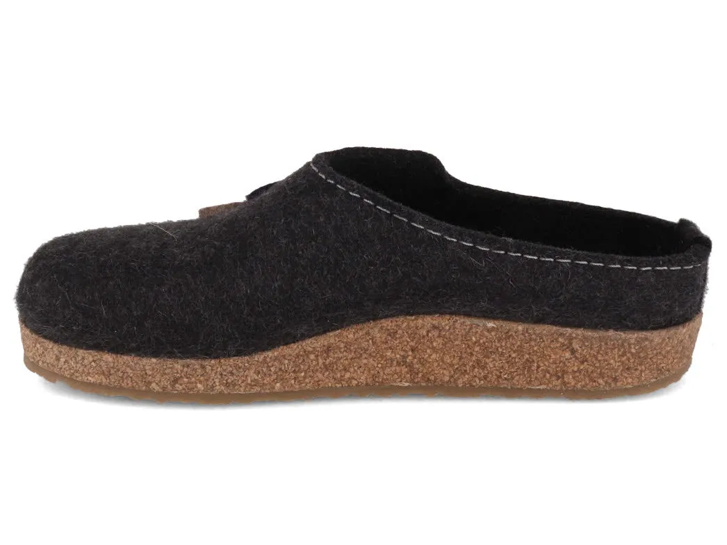 HAFLINGER Clog | Grizzly Kanon, Graphite