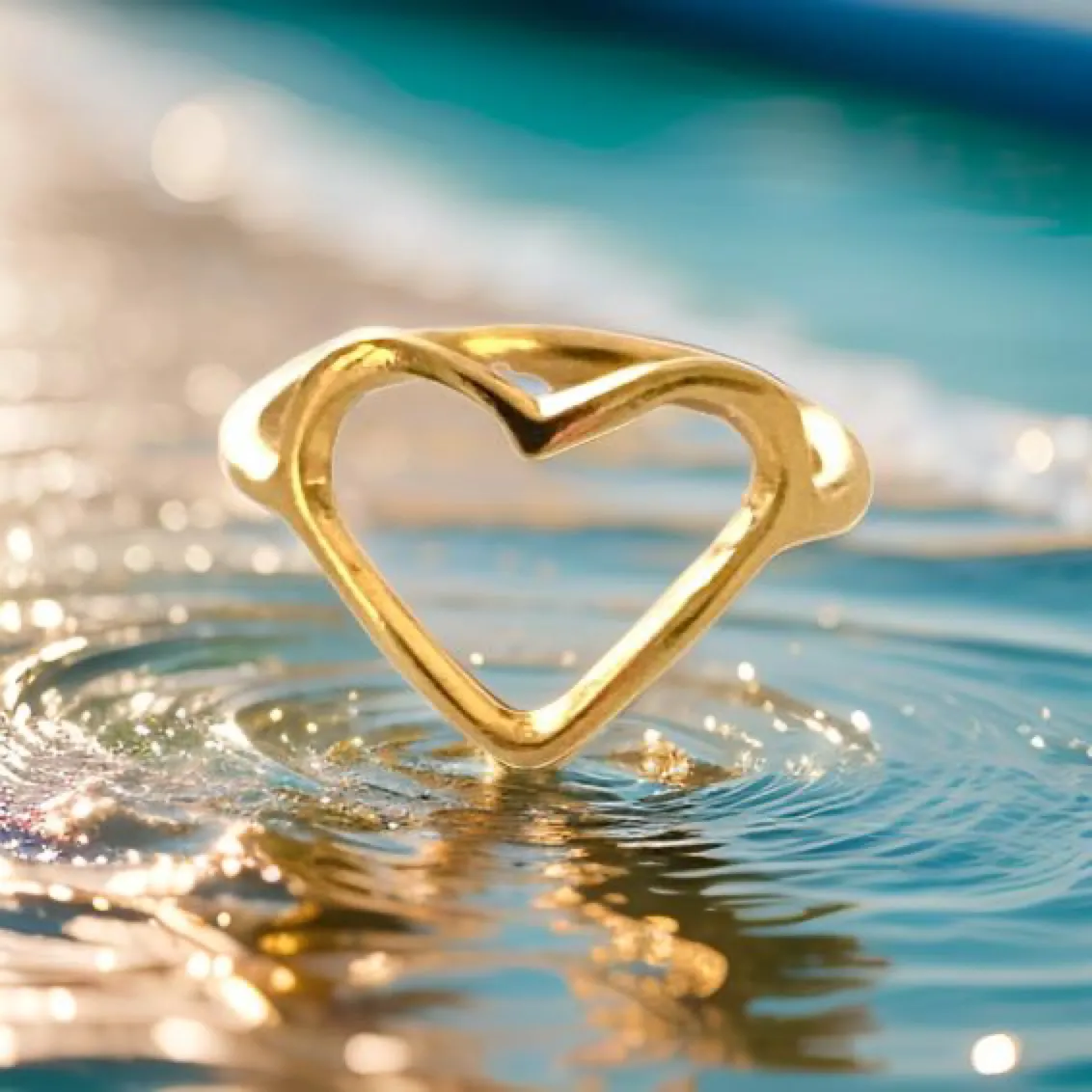 Heart Shaped Ring by The Urban Charm
