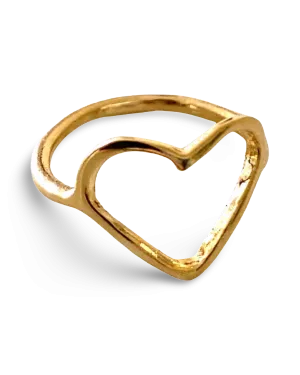 Heart Shaped Ring by The Urban Charm