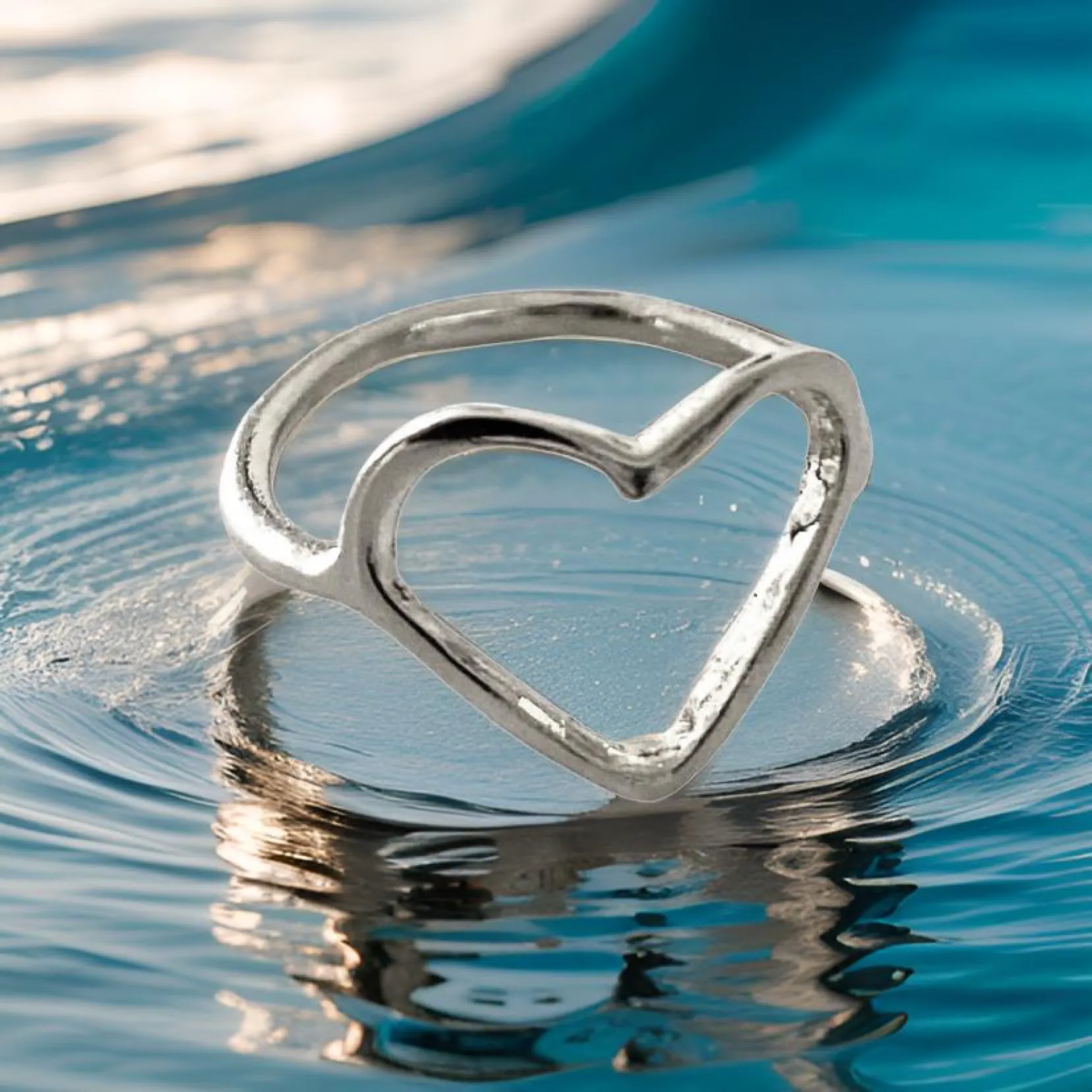 Heart Shaped Ring by The Urban Charm