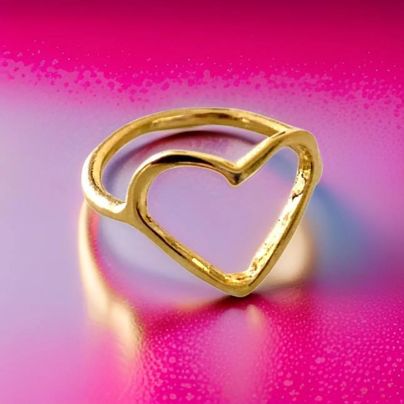 Heart Shaped Ring by The Urban Charm