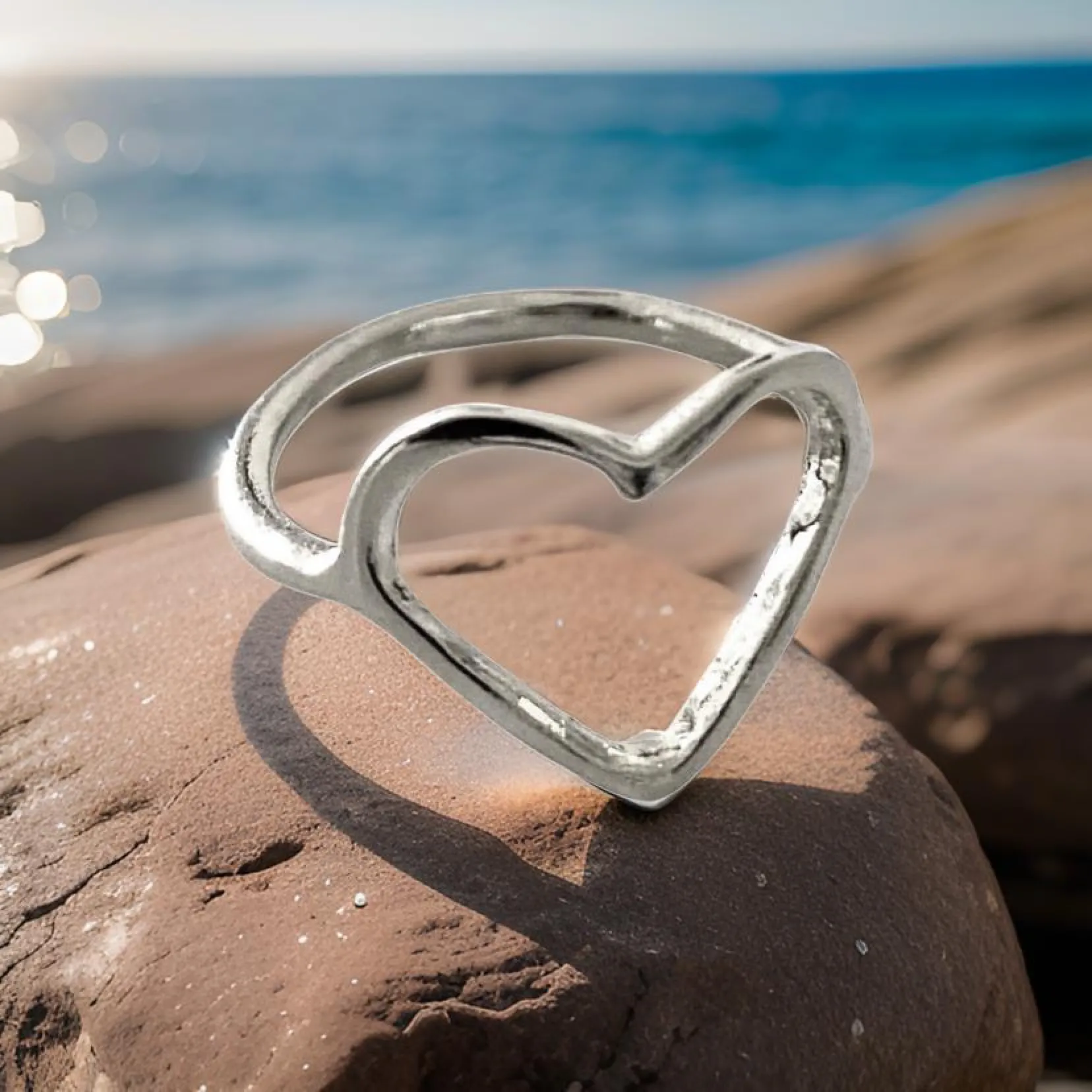Heart Shaped Ring by The Urban Charm