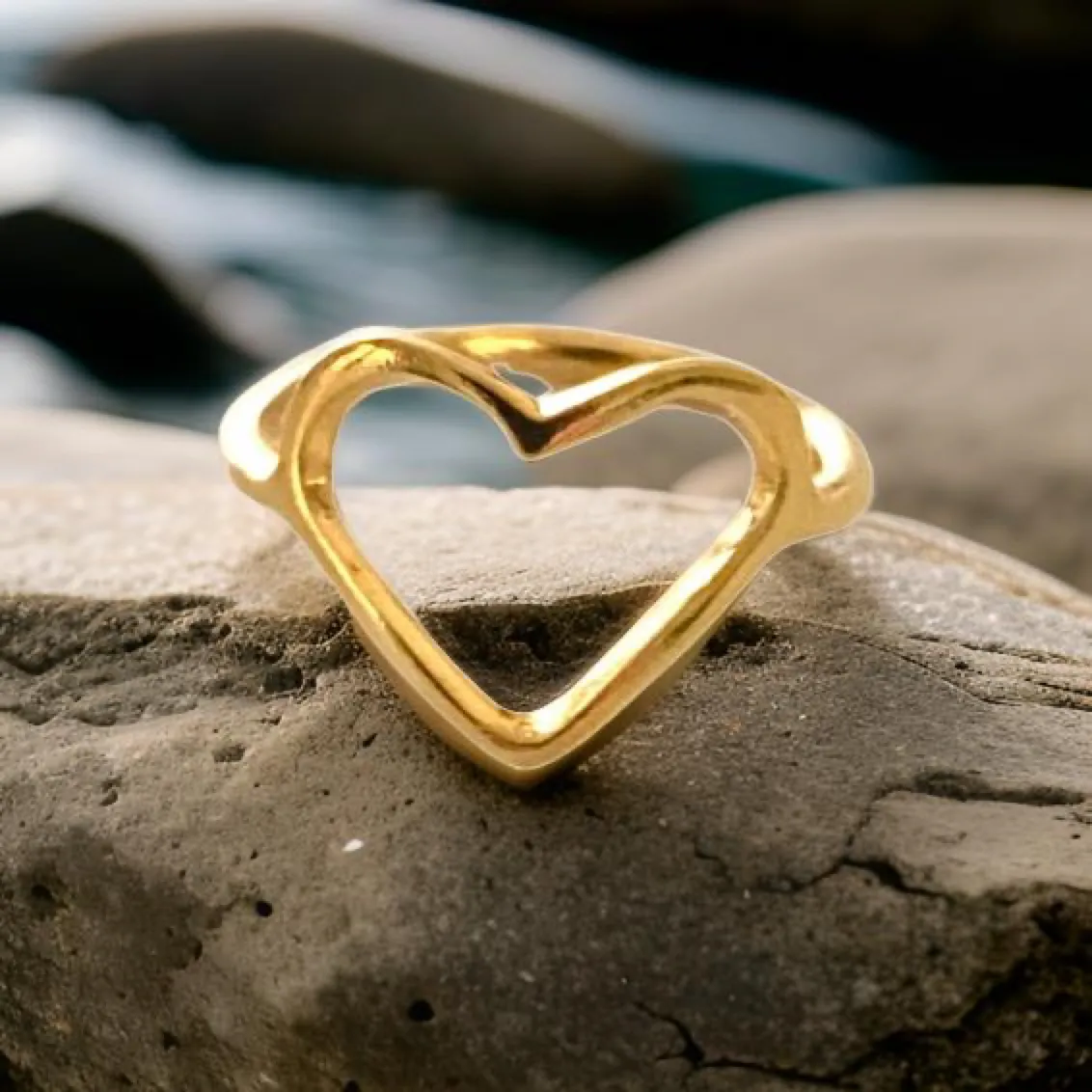 Heart Shaped Ring by The Urban Charm