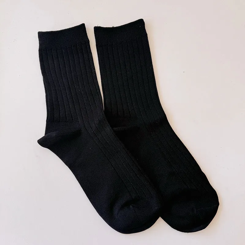 Her socks in Black
