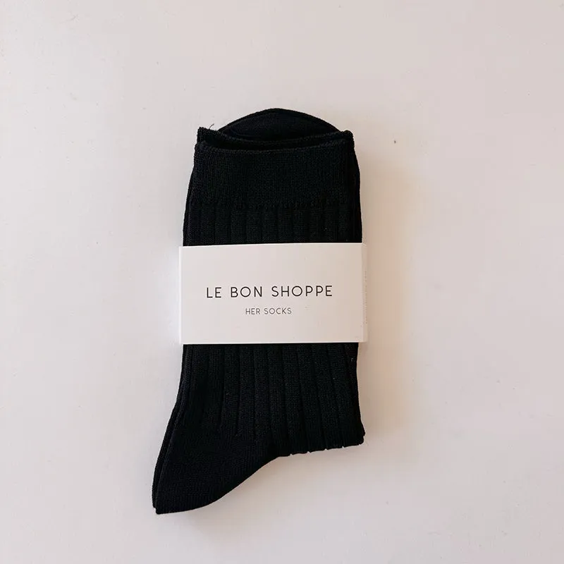 Her socks in Black