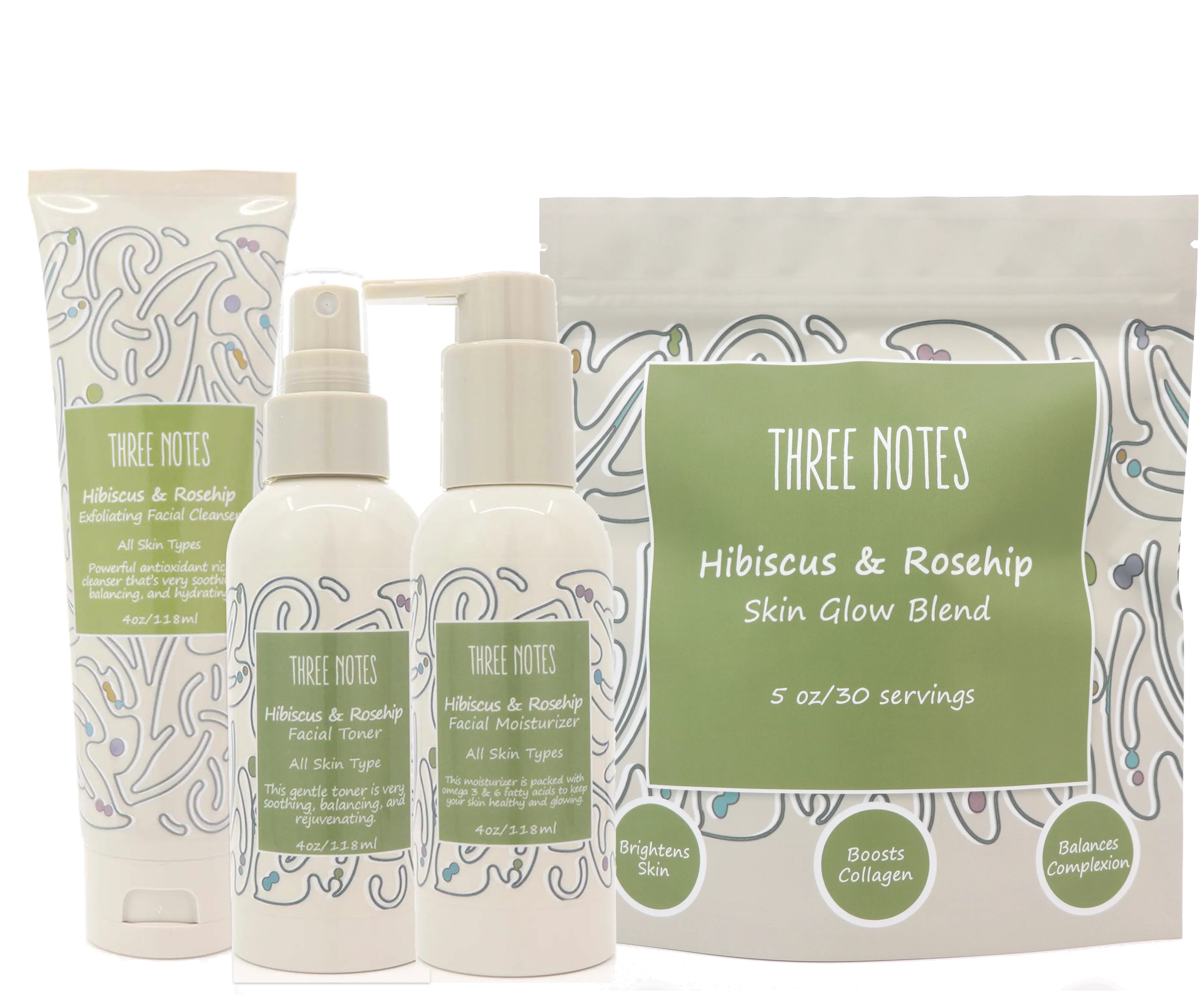 Hibiscus & Rosehip Glow Kit  - 2-Part System