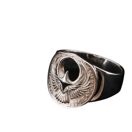 Horizon Blue Eagle Ring