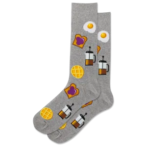 HOTSOX Men's Breakfast Crew Sock