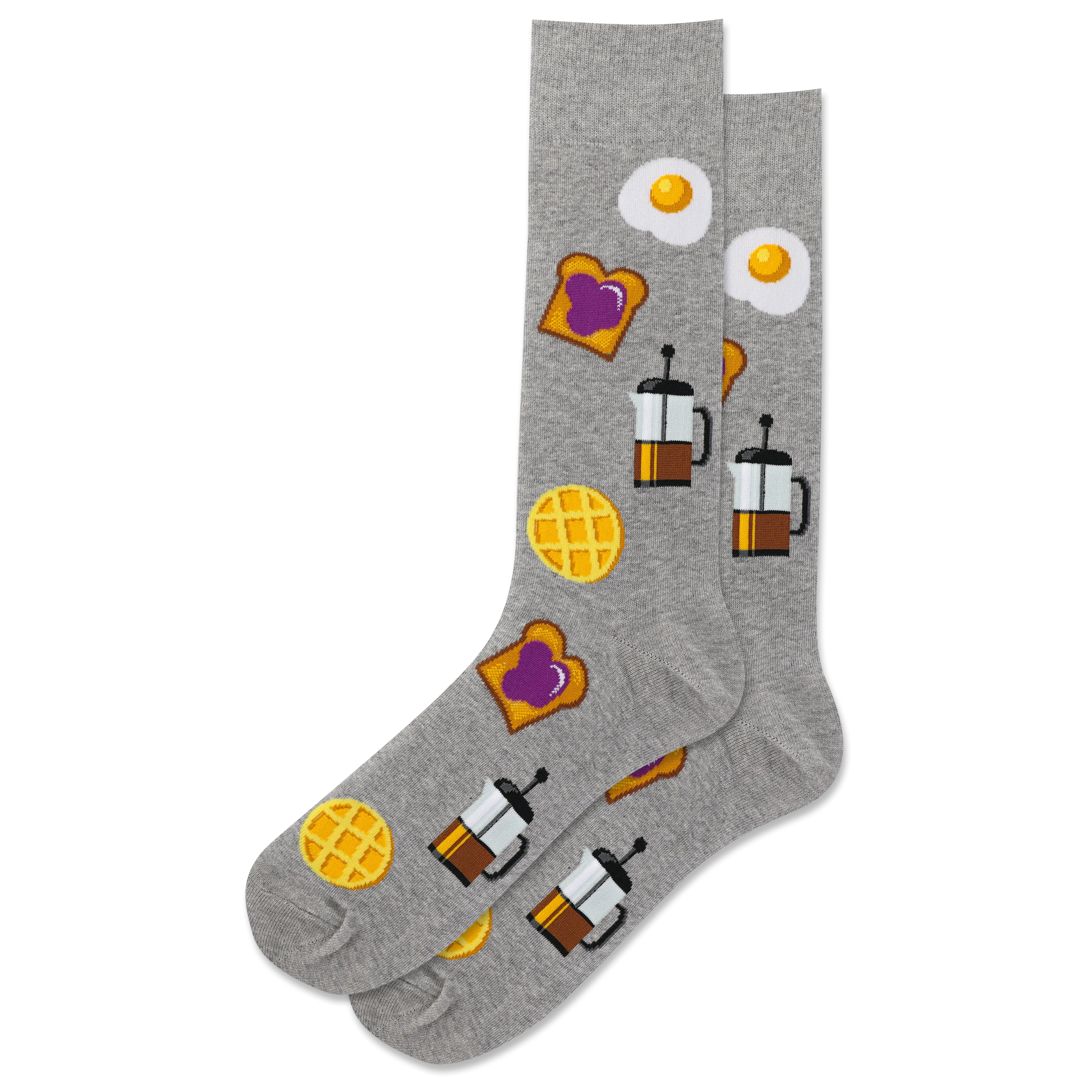 HOTSOX Men's Breakfast Crew Sock