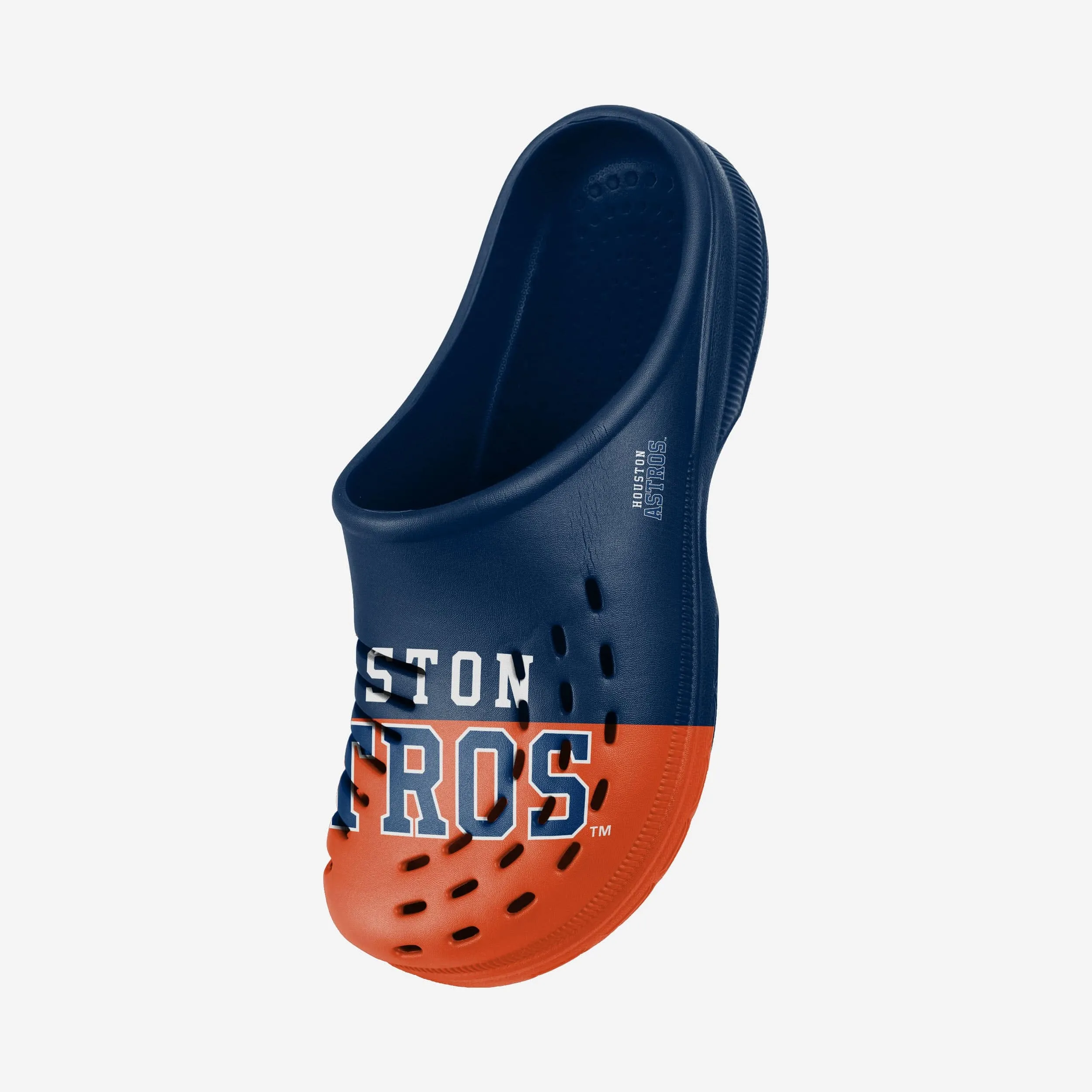 Houston Astros Mens Colorblock Big Logo Clog