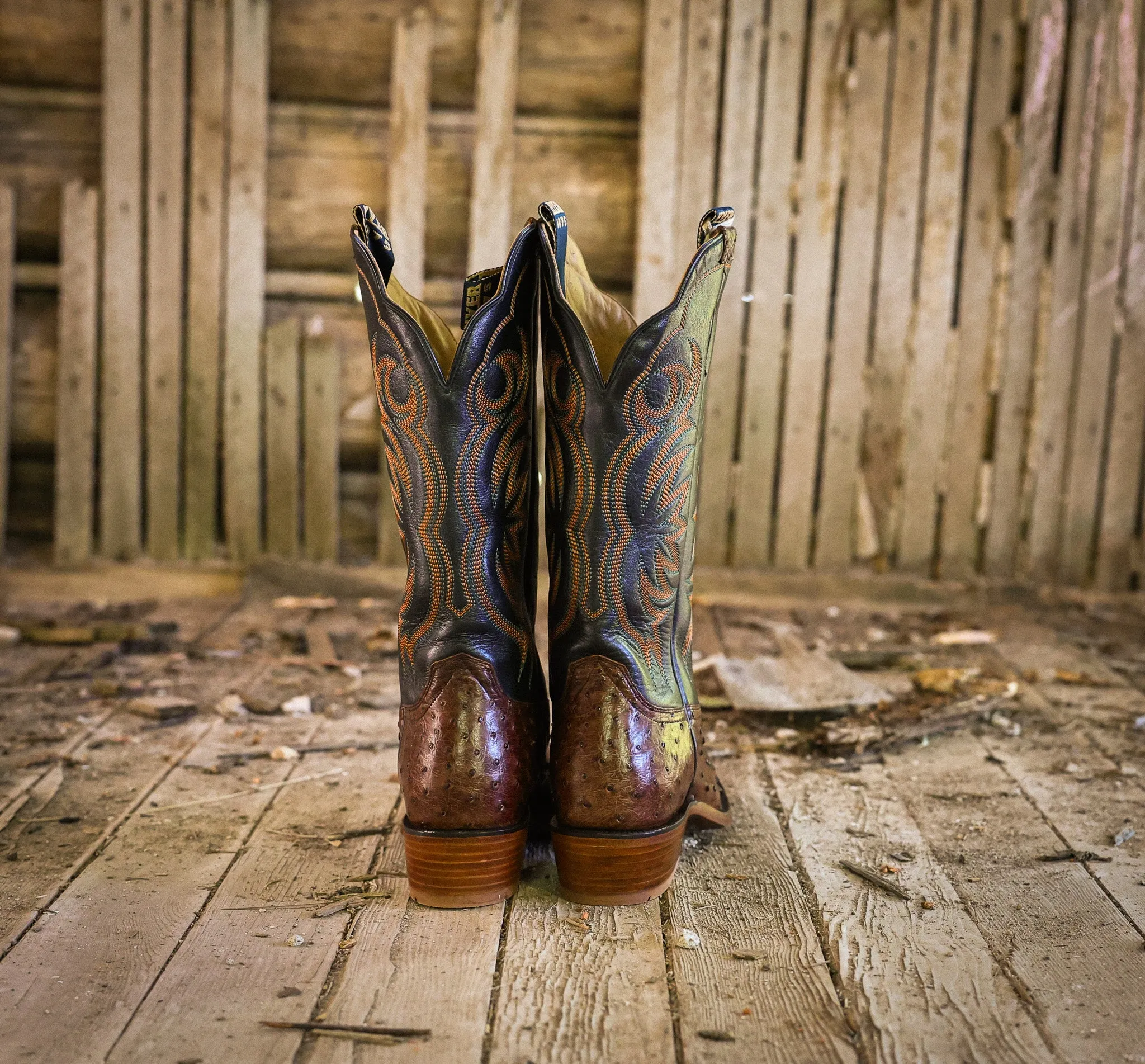 Hyer Womens Colby Ostrich Boot
