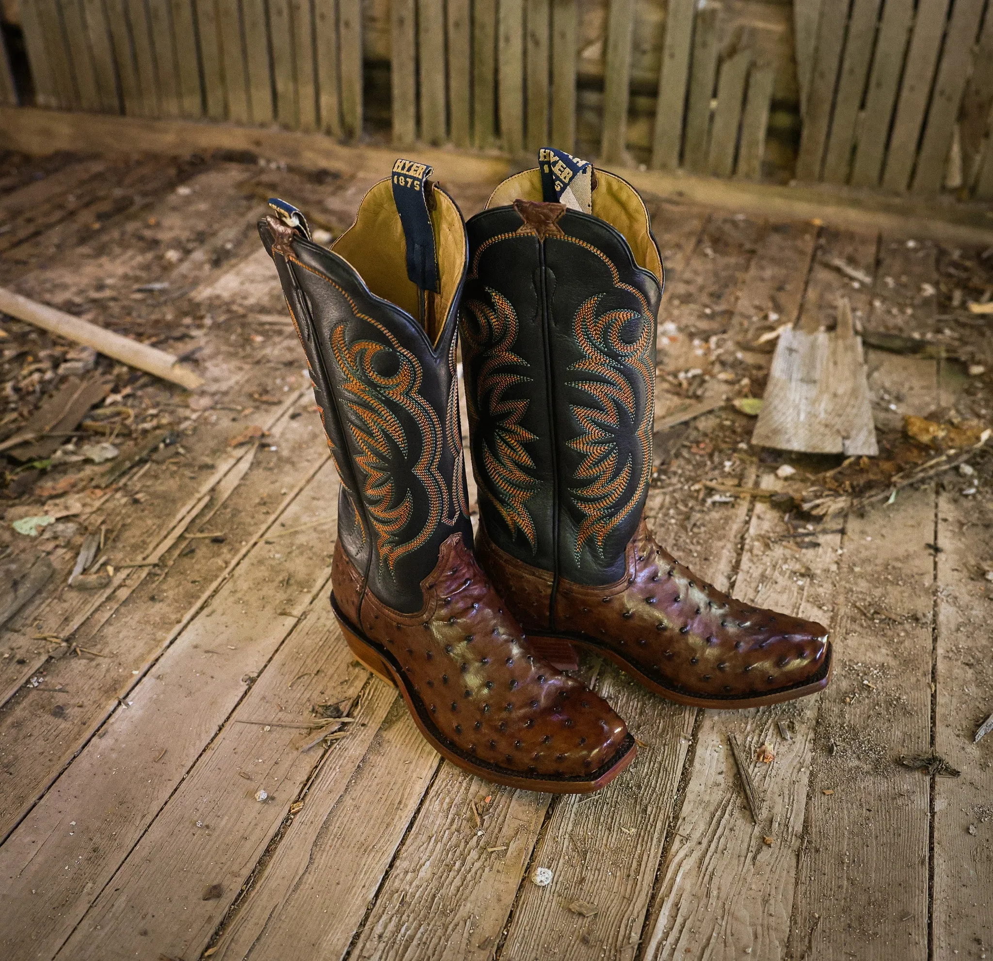 Hyer Womens Colby Ostrich Boot