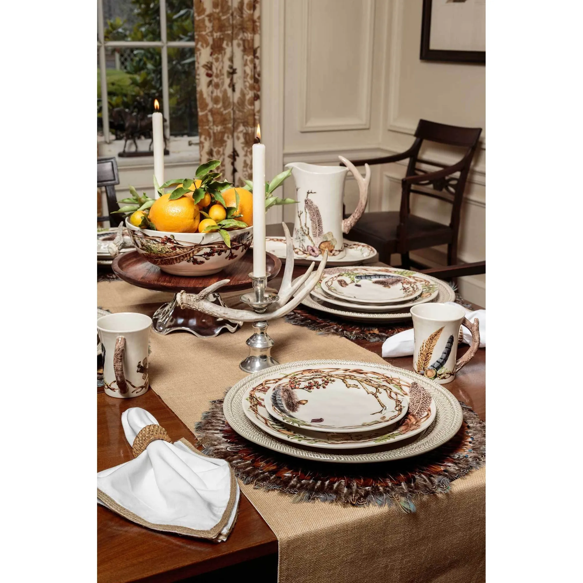 Iridescent Pheasant Feather Placemat