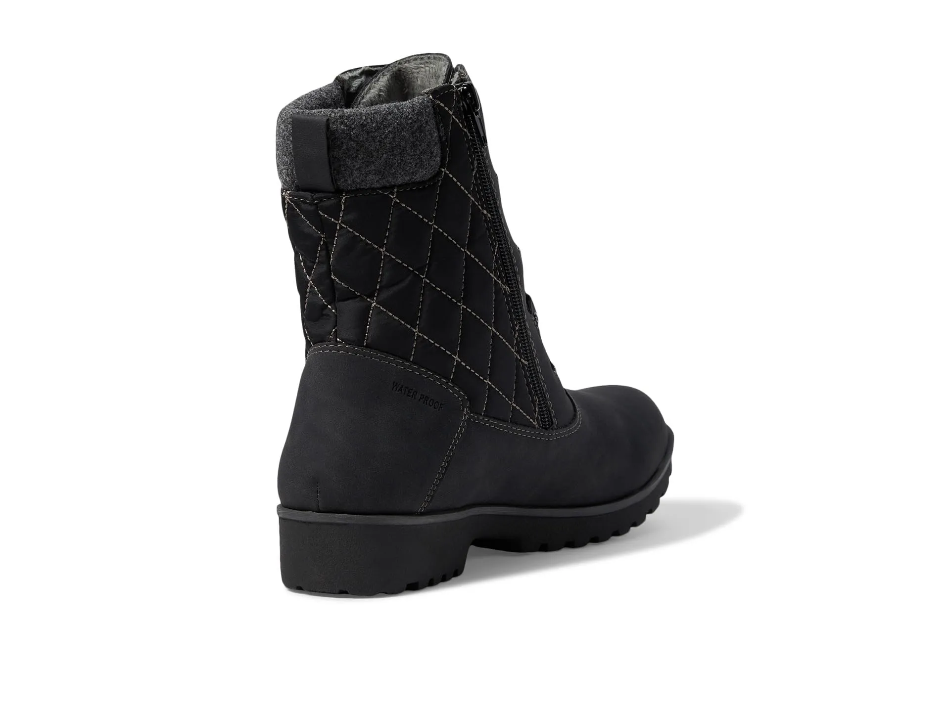 JBU by Jambu Women's Fargo Waterproof Mid Calf Boot, Black, 10