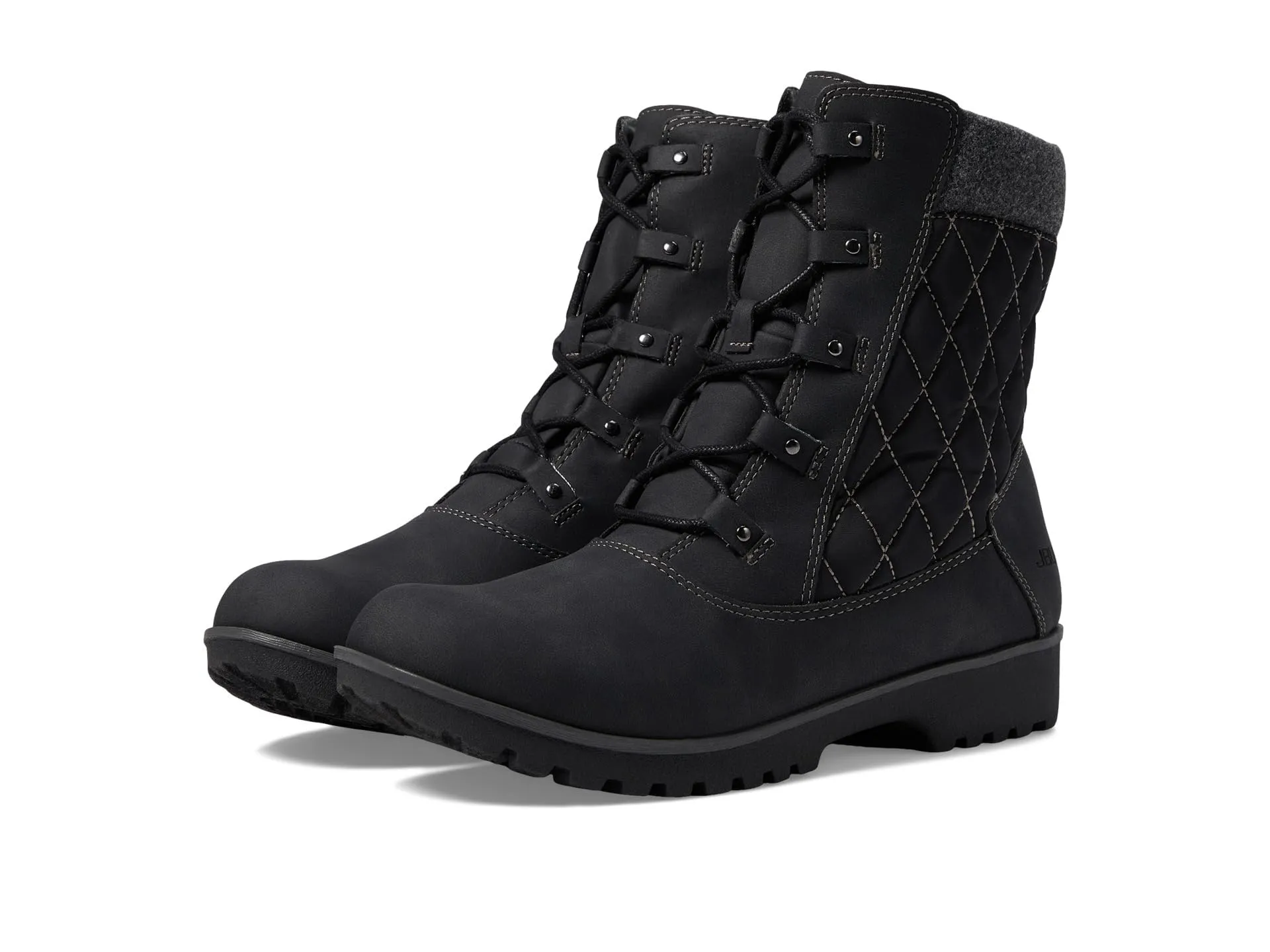 JBU by Jambu Women's Fargo Waterproof Mid Calf Boot, Black, 10