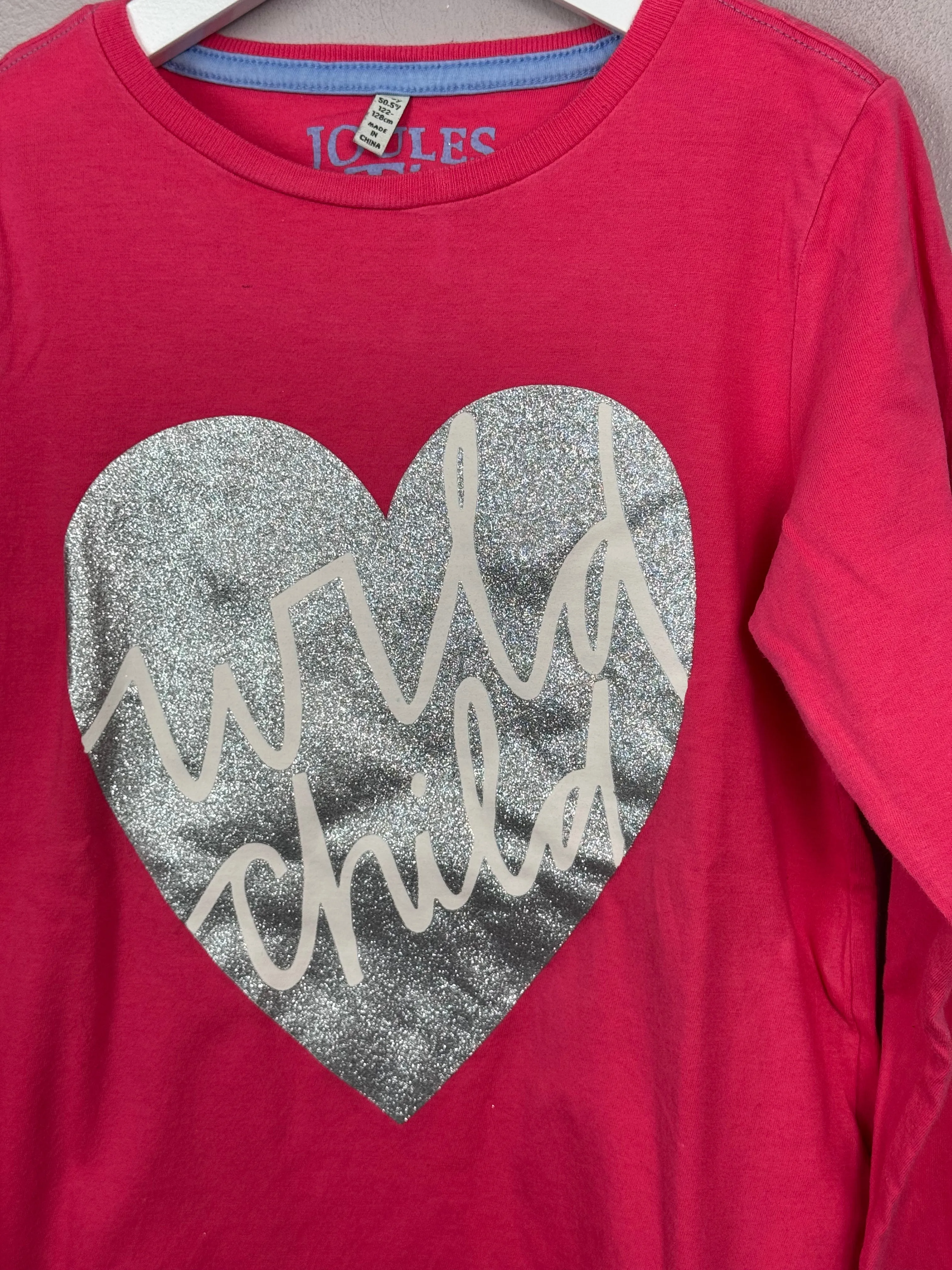 Joules wild child L/S T-shirt 7-8y