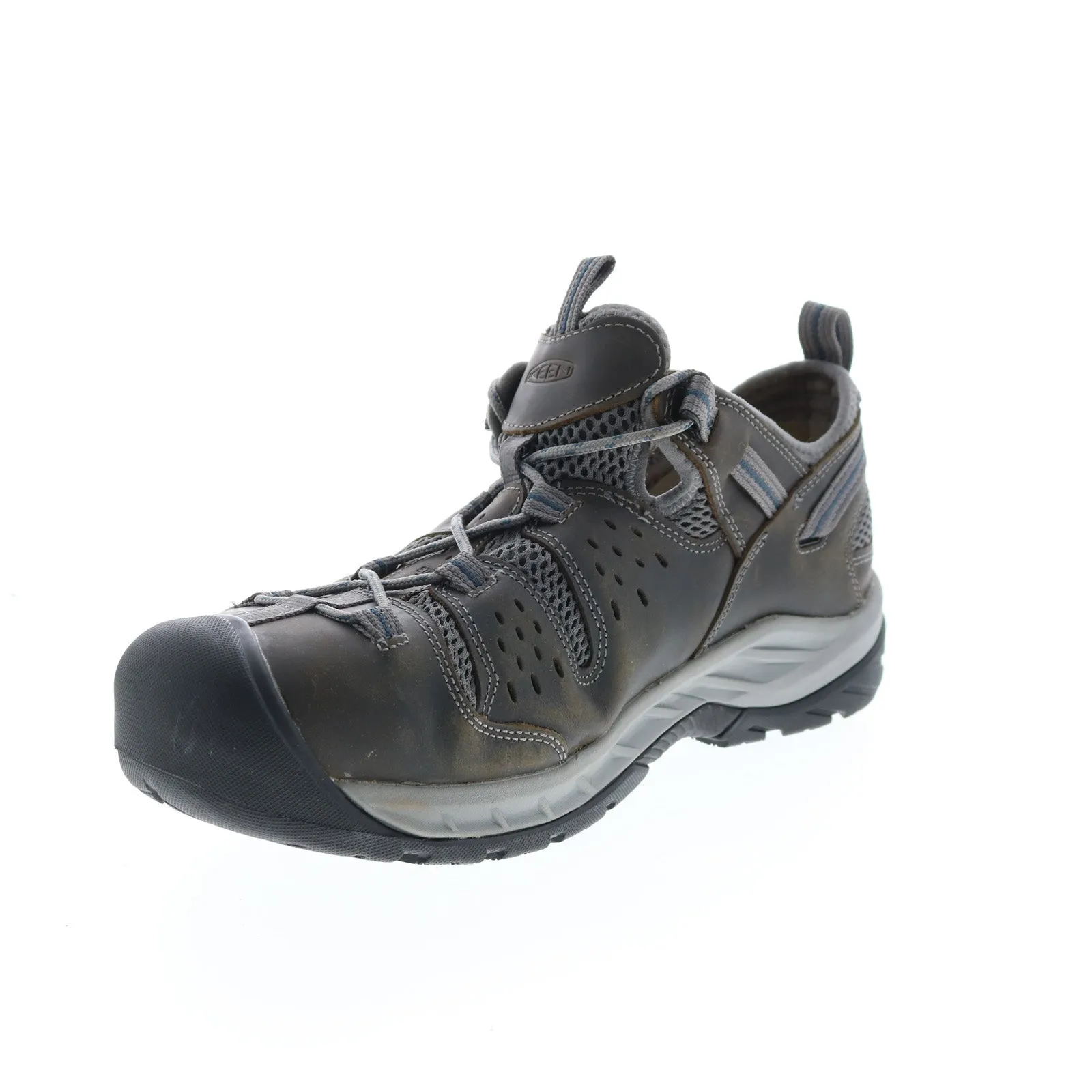 Keen Atlanta Cool II ESD 1023217 Mens Gray Slip On Athletic Work Shoes