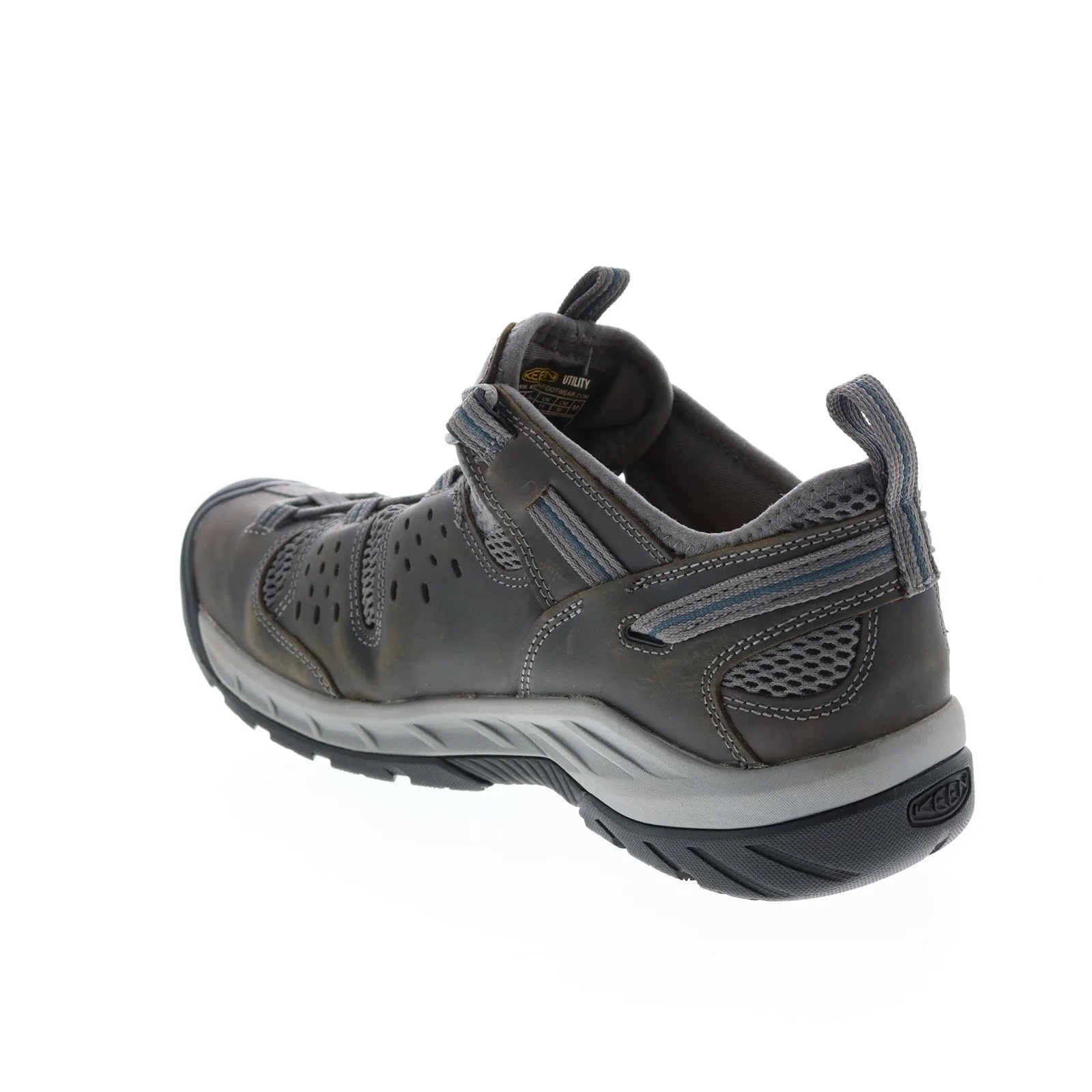 Keen Atlanta Cool II ESD 1023217 Mens Gray Slip On Athletic Work Shoes