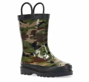 Kids’ Camo Rain Boots – Waterproof Boots for Outdoor Adventures