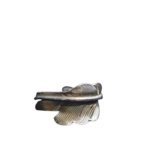 Larry Smith Wind Cut Feather Ring
