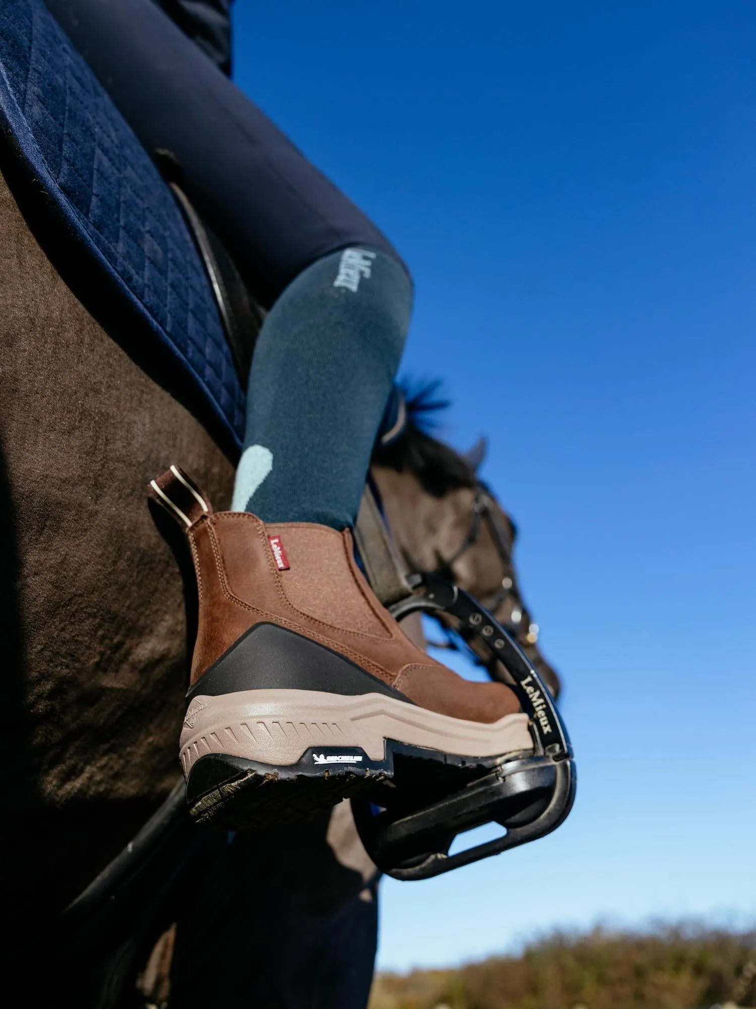 LeMieux Brown Trex Waterproof Chelsea Boots