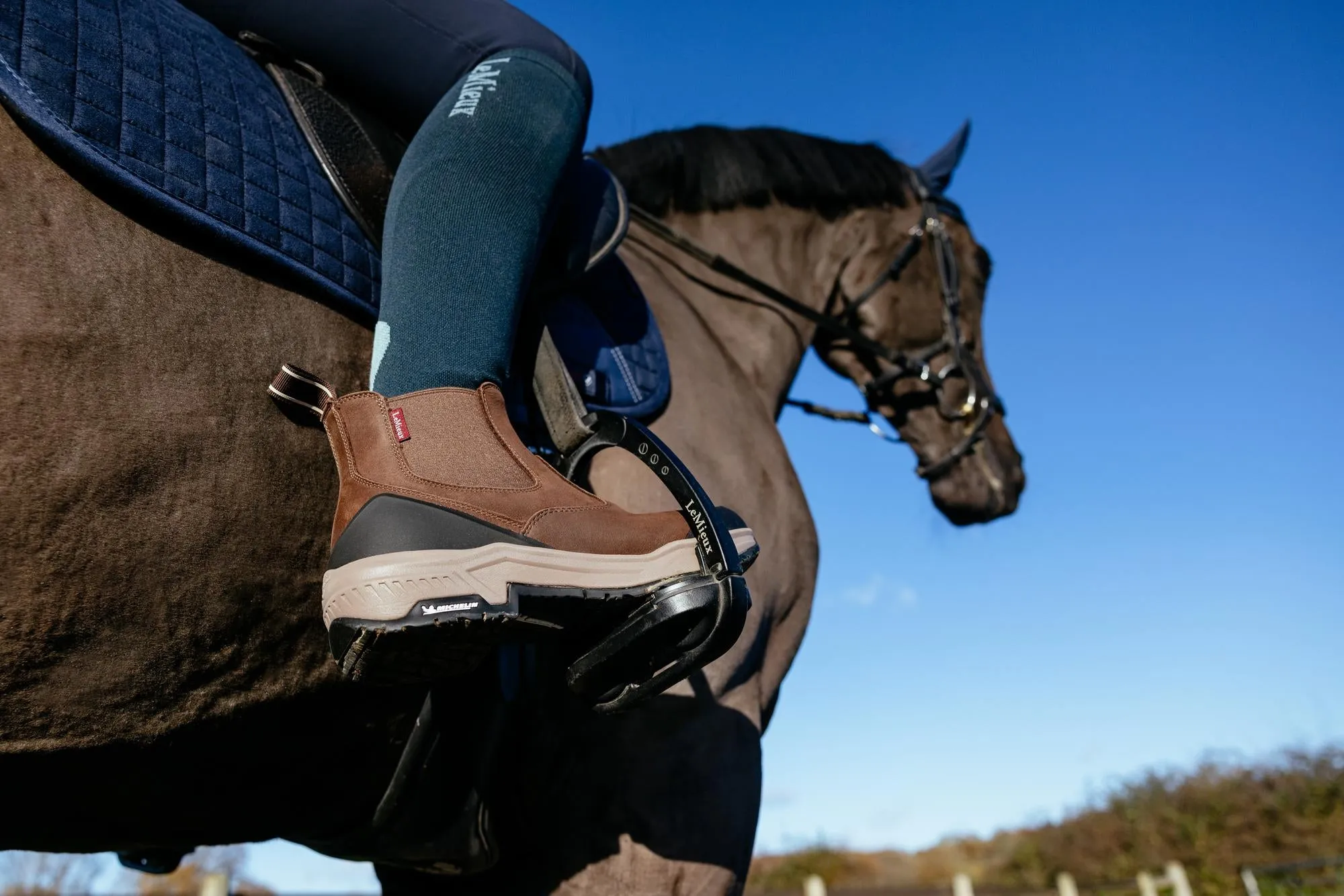 LeMieux Brown Trex Waterproof Chelsea Boots