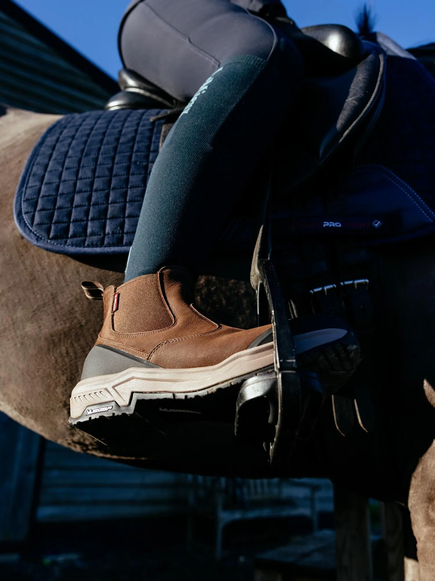 LeMieux Brown Trex Waterproof Chelsea Boots