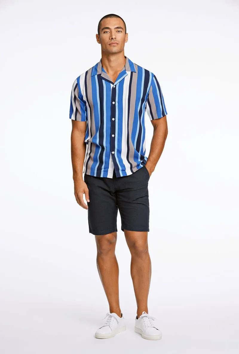 LINDBERGH BOLD STRIPE VISCOSE SHIRT