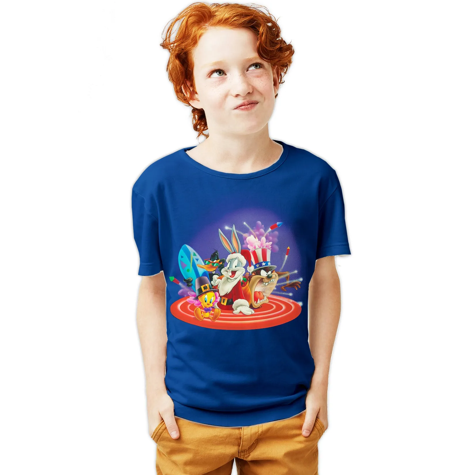 Looney Tunes American Holiday Official Youth T-Shirt