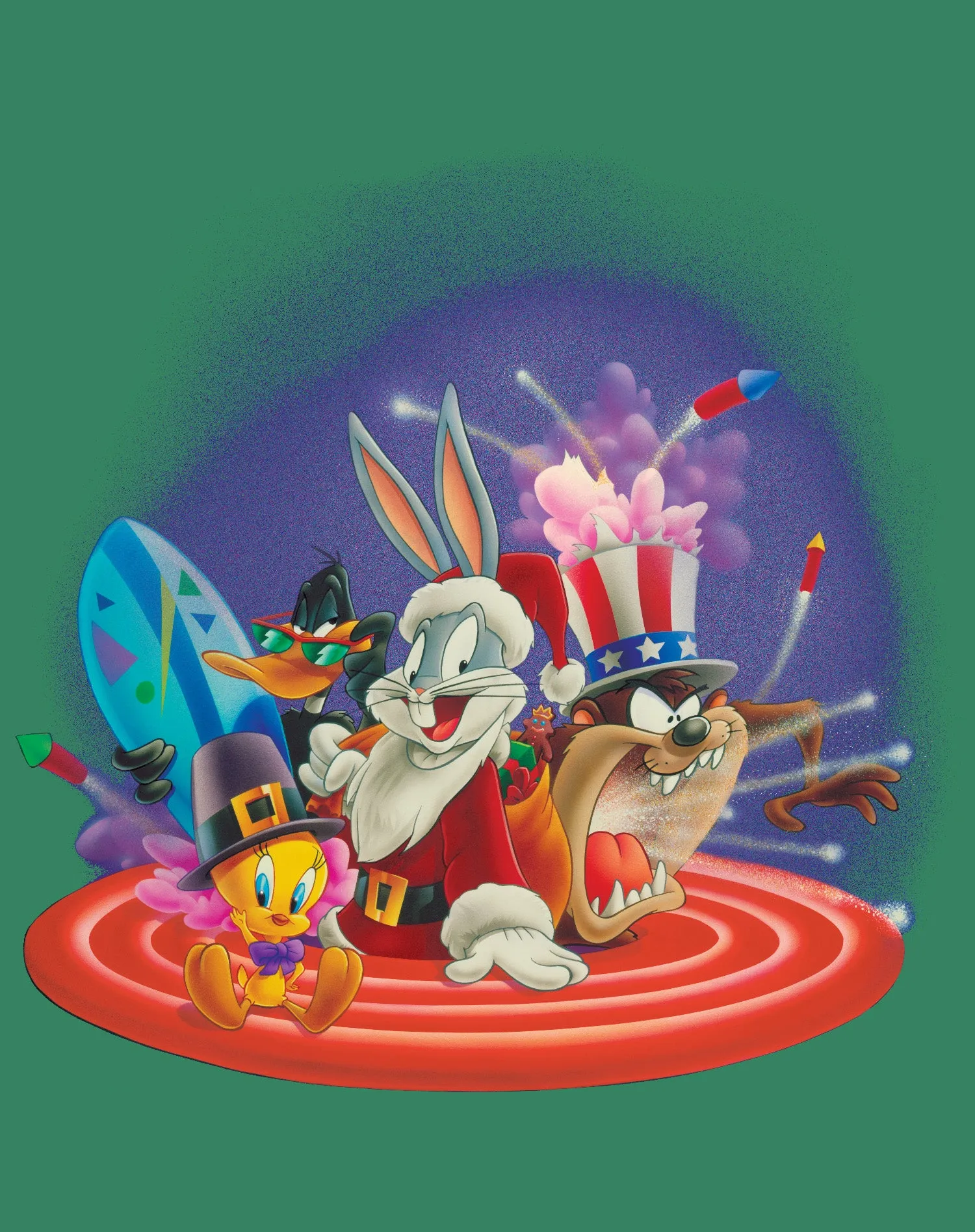 Looney Tunes American Holiday Official Youth T-Shirt