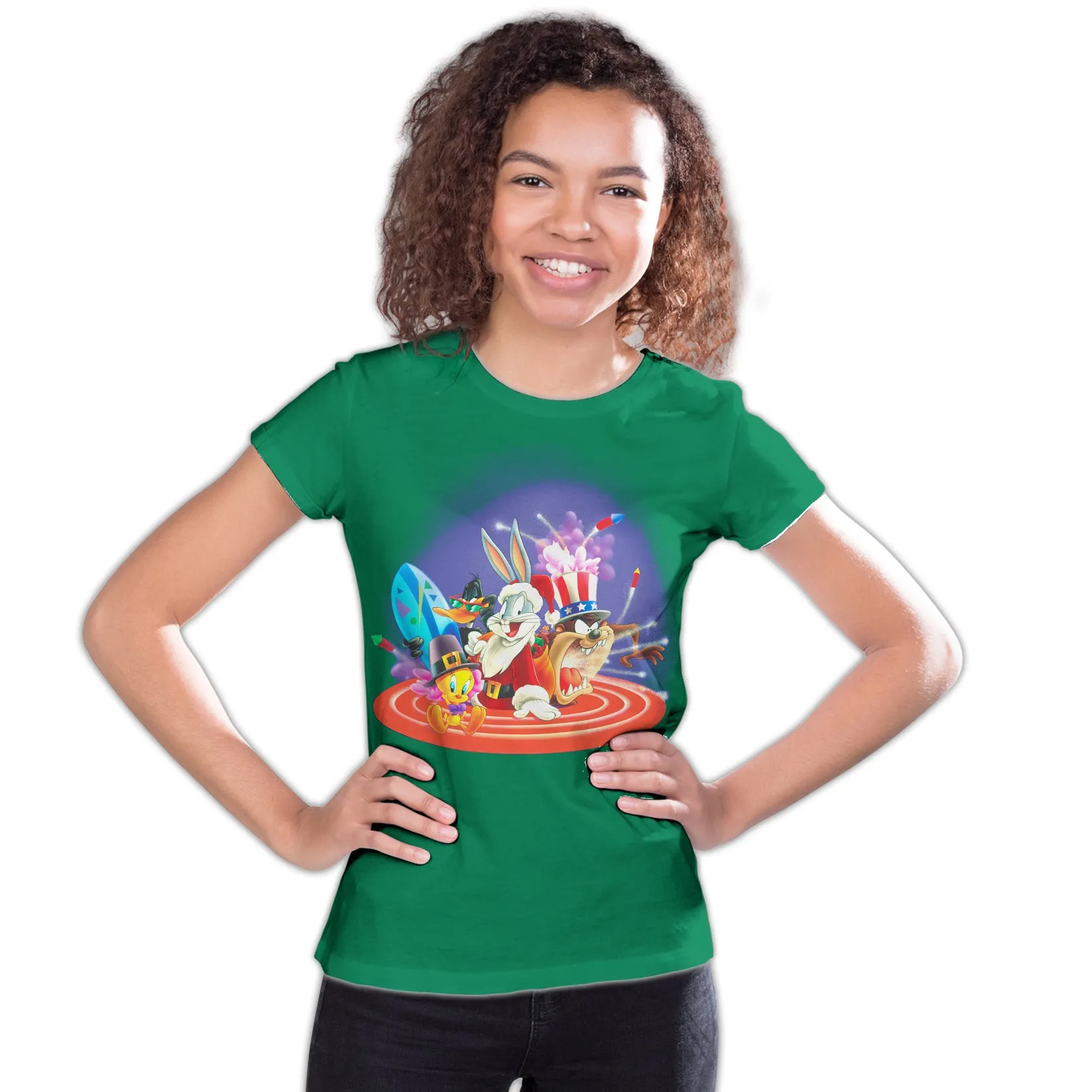 Looney Tunes American Holiday Official Youth T-Shirt