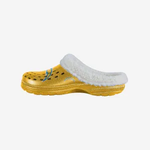 Los Angeles Chargers Womens Sherpa Lined Glitter Clog