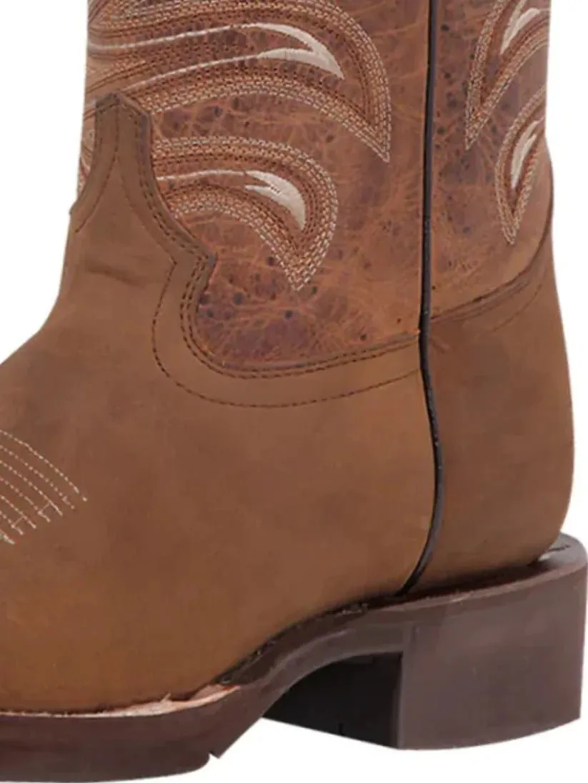 Men's Bovine Leather Classic Western Cowboy Boots 'El General' 43001