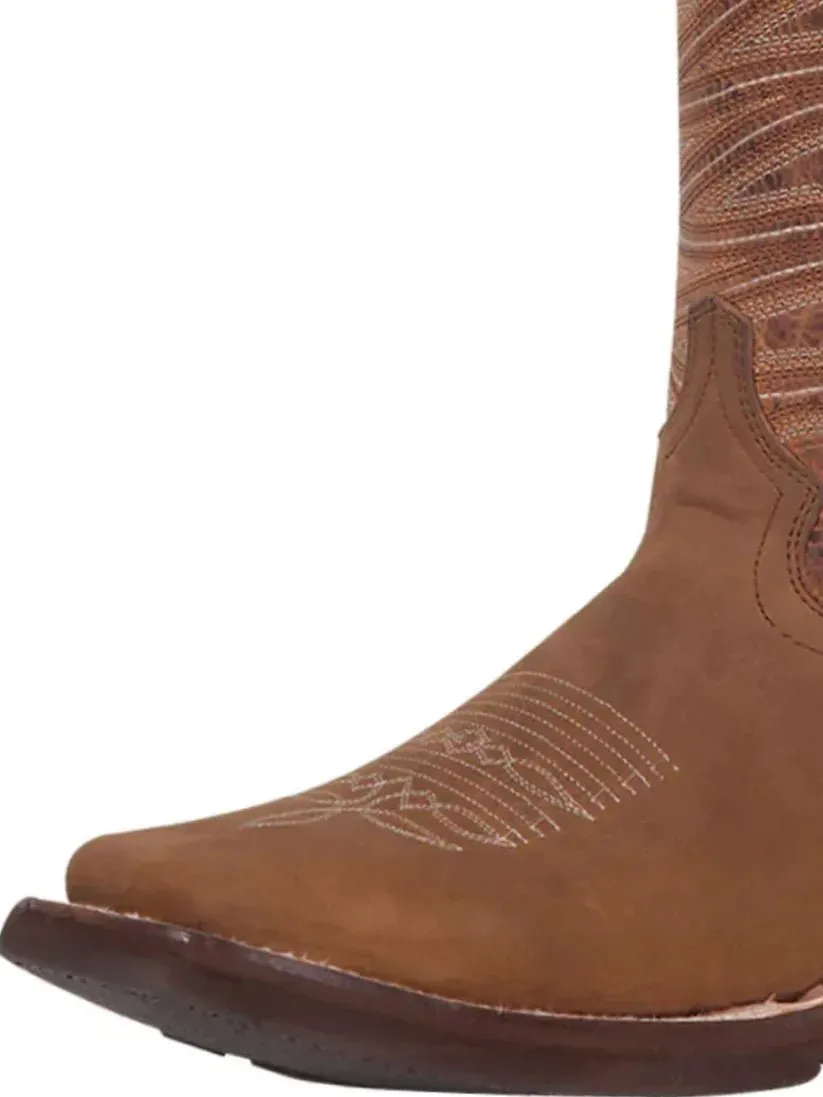 Men's Bovine Leather Classic Western Cowboy Boots 'El General' 43001