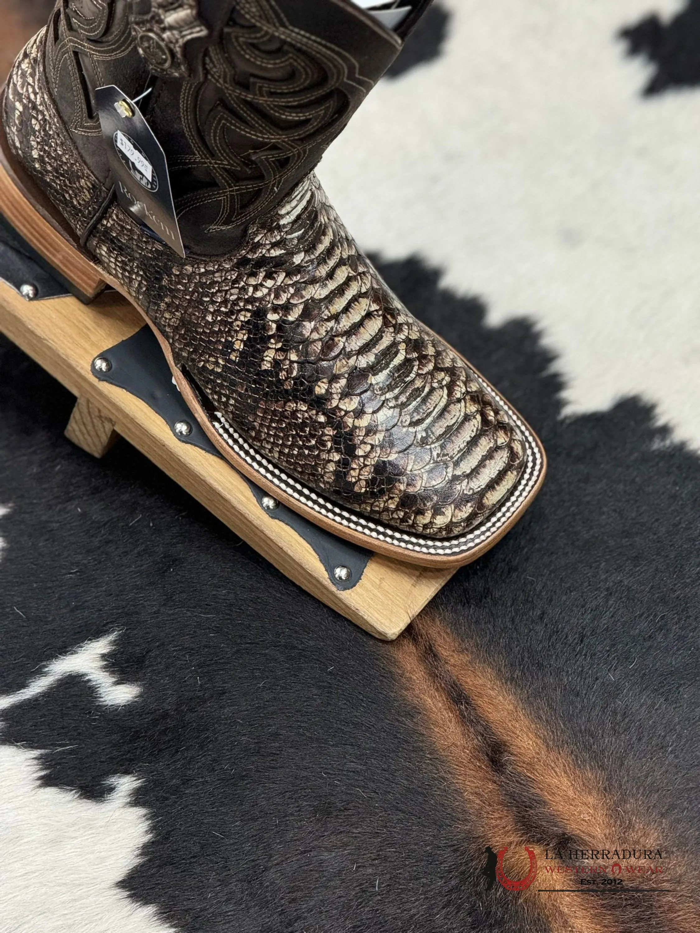MENS IMIT PYTHON CHOCO ACABADO ORIGINAL BOOT