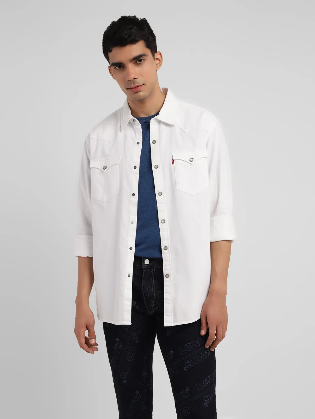 Men's Solid Slim Fit Shirt