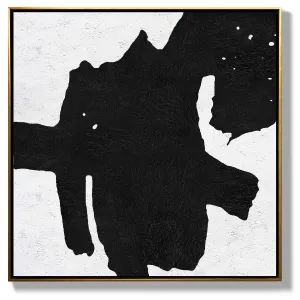 Minimal Black and White Painting MN91A