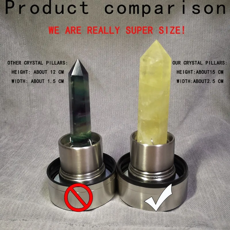 Natural Crystal Water Bottles