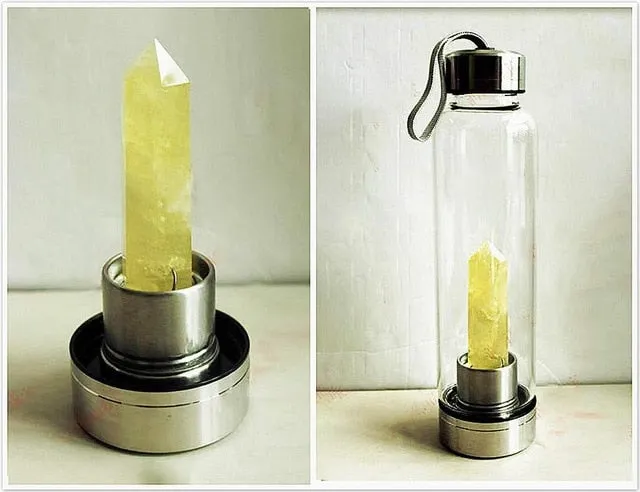 Natural Crystal Water Bottles