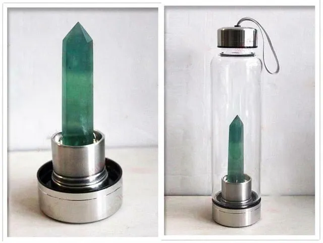 Natural Crystal Water Bottles