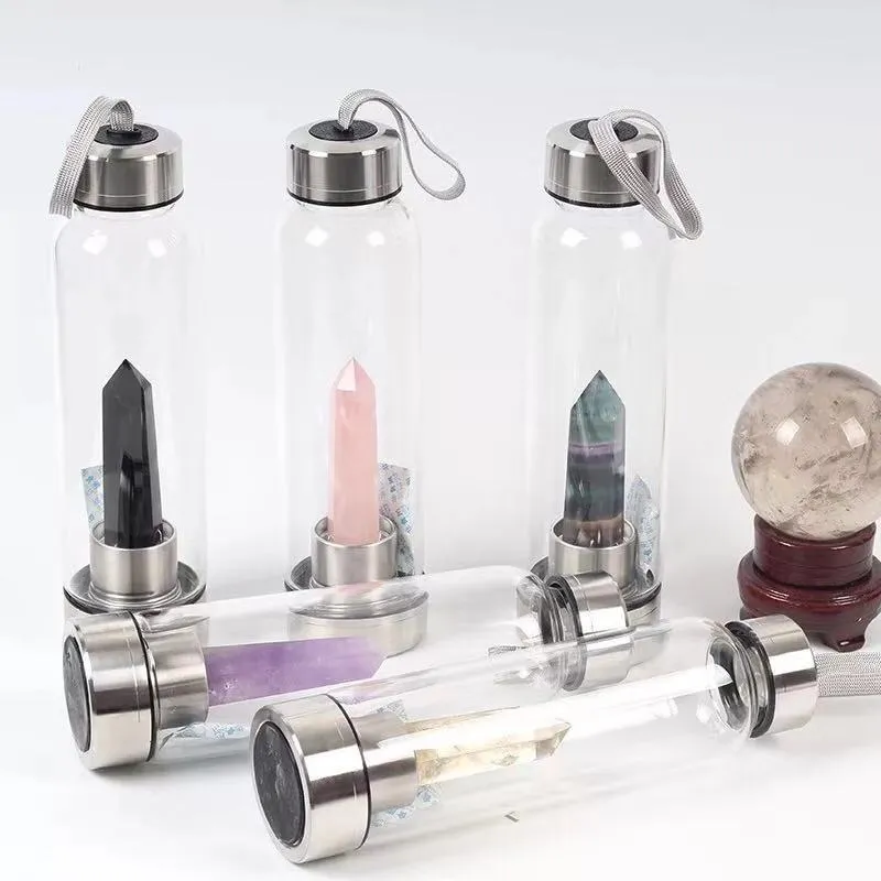Natural Crystal Water Bottles