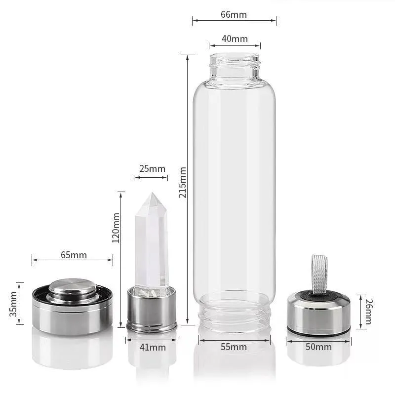 Natural Crystal Water Bottles