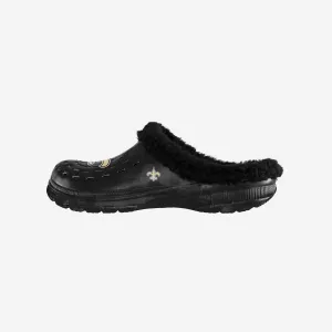 New Orleans Saints Sherpa Lined Buffalo Check Clog