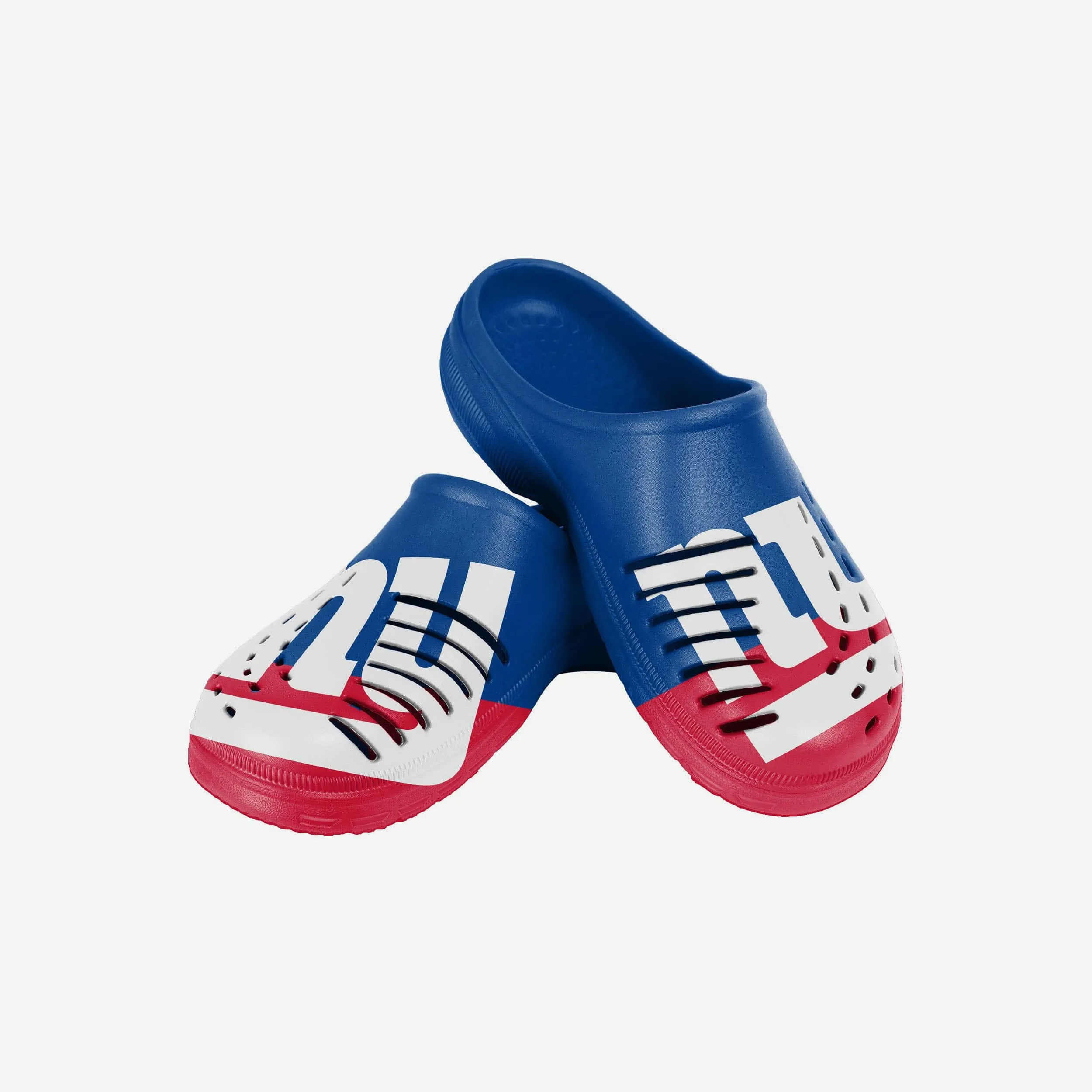 New York Giants Youth Colorblock Big Logo Clog