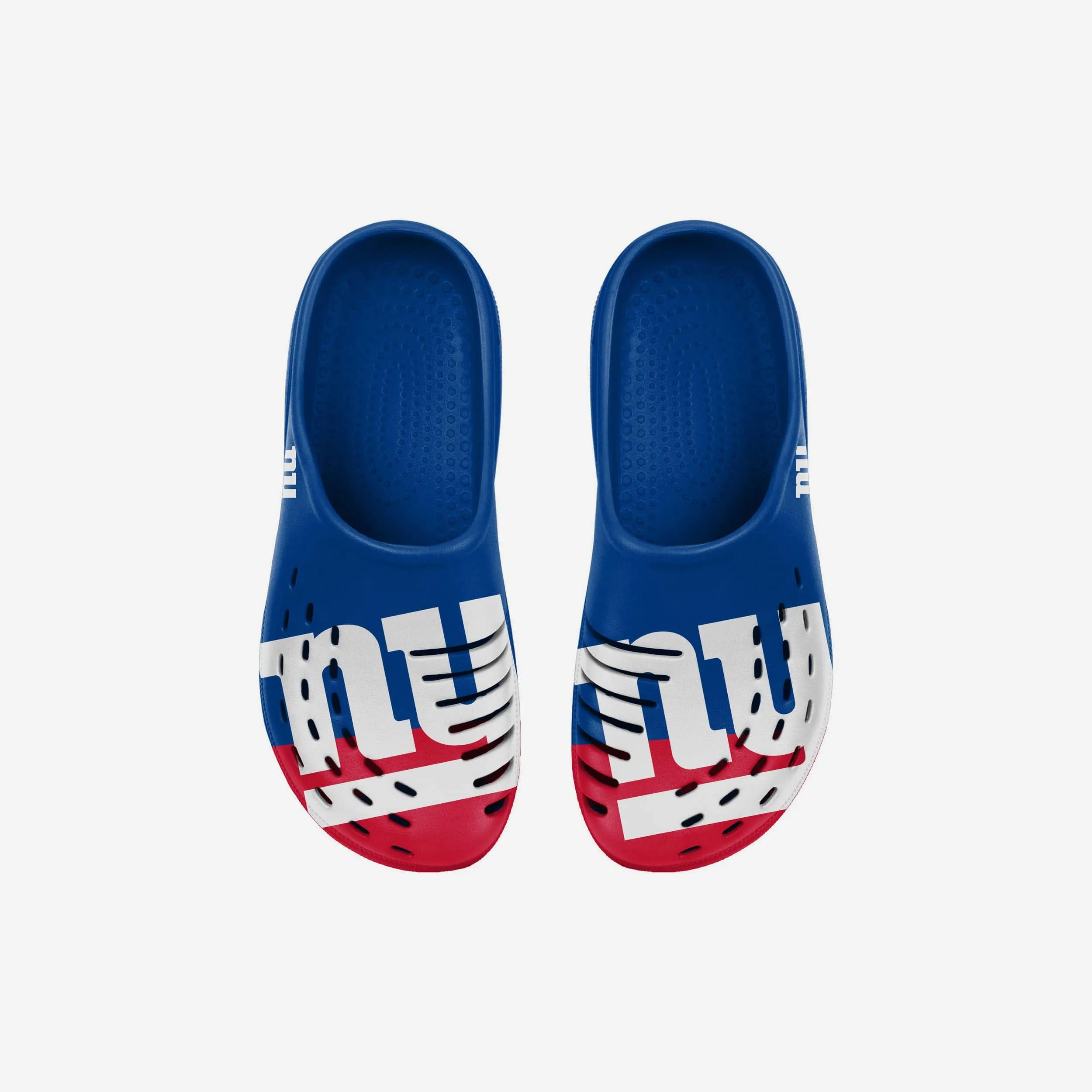 New York Giants Youth Colorblock Big Logo Clog